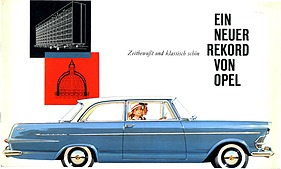 Opel Rekord - Verkaufsprospekt (1962)