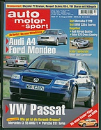 Seite  von Übersicht: auto motor und sport / Nr. 17 / 2000 - Titelseite