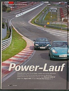 Testbericht: Power-Lauf: Vergleichstest Maserati 3200 GT, Jaguar XKR, Porsche 996 (auto motor und sport / Nr. 12 / 1999 - Seite 24)