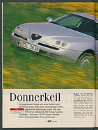 Testbericht: Donnerkeil - Test Alfa Romeo GTV 2.0 16V Twin Spark (auto motor und sport / Nr. 14 / 1995 - Seite 62)