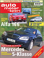 auto motor und sport / Nr. 21 / 1998 - Titelseite