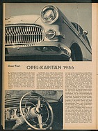 Testbericht: Unser Test - Opel Kapitän 1956 (auto motor und sport / Nr. 23 / 1955 - Seite 12)