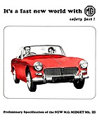 MG Midget Mark III - Prospekt (1967, engl.)