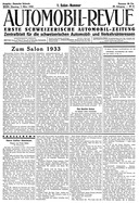 Seite 1 von AR Nr. 19 / 1933 vom 07.03