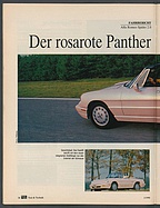 Testbericht: Der rosarote Panther - Fahrbericht Alfa Romeo Spider 2.0 (auto motor und sport / Nr. 1 / 1990 - Seite 34)