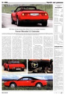 Testbericht: Wir fuhren mit dem einzig echten offenen Ferrari - Test Ferrari Mondial 3.2 Cabriolet (AR-Zeitung Nr. 23 / 1986 vom 05.Jun.1986 - Seite 3)