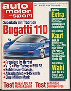 Seite  von Übersicht: auto motor und sport / Nr. 9 / 1991 - Titelseite