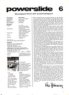 Page 1 of Übersicht: Powerslide Nr. 6 / 1963 Titelseite