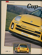 Testbericht: Cup-Kamerad - Vorstellung Renault Sport Clio V6 Trophy (Cup-Version) (auto motor und sport / Nr. 7 / 1999 - Seite 268)