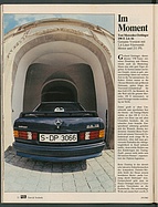 Testbericht: Test: Mercedes-Benz Oettinger 190 E 2.6-16 (auto motor und sport / Nr. 19 / 1985 - Seite 32)