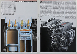 Alfa Romeo 75 - Verkaufsprospekt (1991) - Seiten 8 und 9