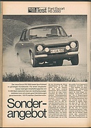 Testbericht: Sonderangebot - Test Ford Escort RS 2000 (auto motor und sport / Nr. 13 / 1973 - Seite 82)