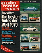 Seite 1 von auto motor und sport Nr. 3 / 1979