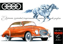 Auto Union 1000 Coupé de Luxe - Prospekt (1959, span.)
