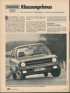 Testbericht: Klassenprimus - 50'000km-Dauertest Audi 50 GL (auto motor und sport / Nr. 6 / 1976 - Seite 72)