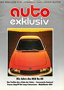 Seite 1 von Auto exklusiv Nr. 11 / 1987