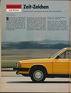 Testbericht: Zeit-Zeichen: Fahrbericht Audi 100 Avant (auto motor und sport / Nr. 17 / 1977 - Seite 34)