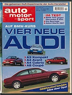 Seite  von Übersicht: auto motor und sport / Nr. 2 / 1995 - Titelseite