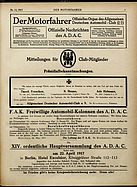 Seite 1 von ADAC Motorfahrer Nr. 14 / 1917 vom 07.04
