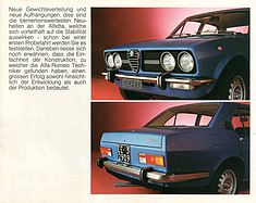 Alfa Romeo Alfetta – Verkaufsprospekt (1972) – Seite 11