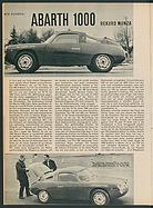 Testbericht: Wir fuhren - Abarth 1000 GT (auto motor und sport / Nr. 1 / 1961 - Seite 14)