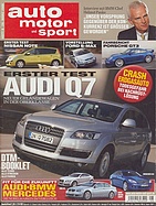 Seite  von Übersicht: auto motor und sport / Nr. 8 / 2006 - Titelseite