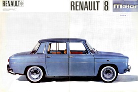 Renault R8 Major - Verkaufsprospekt (1964)