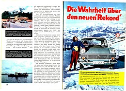 Testbericht: Die Wahrheit über den neuen Opel Rekord - Hobby 3/1961 - Seite 33