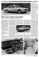 Testbericht: Jaguar XJ6: Eine neue Jaguar-Limousine (AR-Zeitung Nr. 42 / 1968 vom 26.Sep.1968 - Seite 33)
