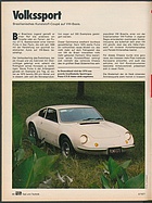 Testbericht: Volkssport - brasilianisches Kunststoff-Coupé auf VW-Basis (auto motor und sport / Nr. 6 / 1977 - Seite 66)