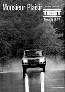 Testbericht: Monsieur Plaisir - Test Renault R16 TS - Auto Revue 12/1971 - Seite 21