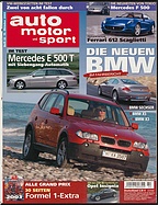 Seite  von Übersicht: auto motor und sport / Nr. 22 / 2003 - Titelseite