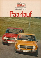 Testbericht: Paarlauf - Alfa Romeo Giulia 1300 Super und 1600 Super (auto motor und sport / Nr. 10 / 1971 - Seite 36)