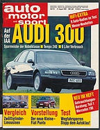 Seite  von Übersicht: auto motor und sport / Nr. 18 / 1993 - Titelseite
