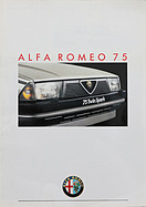 Alfa Romeo 75 - Verkaufsprospekt (1991)
