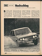 Testbericht: Nachschlag - Test Test 132 1600 (auto motor und sport / Nr. 11 / 1978 - Seite 94)