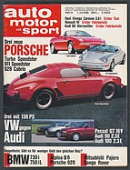 Seite  von Übersicht: auto motor und sport / Nr. 14 / 1988 - Titelseite