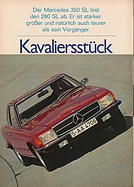 Testbericht: Kavaliersstück - Test Mercedes-Benz 350SL (auto motor und sport / Nr. 9 / 1971 - Seite 36)