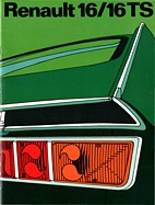 Renault R16 und R16 TS - Verkaufsprospekt (1971)