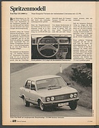 Testbericht: Spitzenmodell - Test Fiat 132 2000 i.e. (auto motor und sport / Nr. 17 / 1980 - Seite 92)