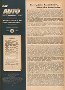 Seite 3 von Übersicht: Das Auto / Nr. 8 / 1949 - Titelseite