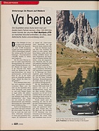 Testbericht: Va bene - Unterwegs im Raum auf Rädern - Fiat Multipla JTD im Dauertest (auto motor und sport / Nr. 2 / 2002 - Seite 54)