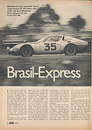 Testbericht: Brasil Express - Test Puma GTE 1600 (auto motor und sport / Nr. 8 / 1971 - Seite 82)