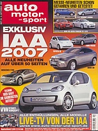 Seite  von Übersicht: auto motor und sport / Nr. 20 / 2007 - Titelseite