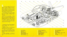 Simca Traumwagen Fulgur - Faltprospekt (1958) - Seiten 3 und 4