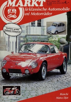 Markt - klassische Automobile und Motorräder / Nr. 1 (1987)