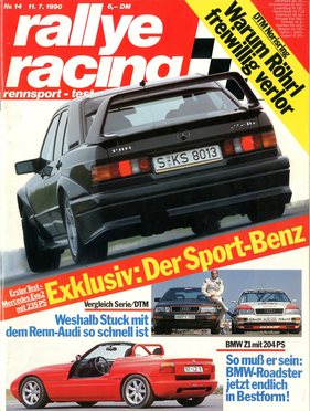 Titelbild zu «rallye racing / Nr. 14 (1990)» Titelbild zu «rallye racing / Nr. 14 (1990)»