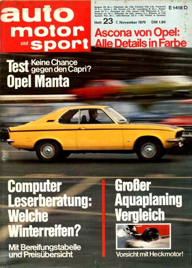 auto motor und sport / Nr. 23 (1970)