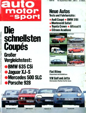 auto motor und sport / Nr. 19 (1980)