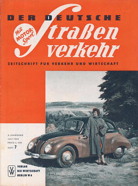 Der Deutsche Straßenverkehr / Nr. 7 (1954)